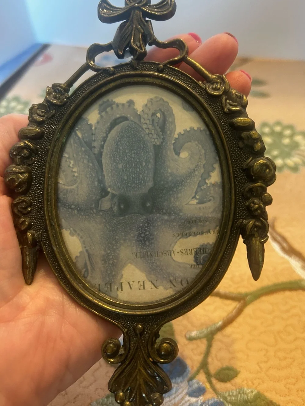 Antique-Style Black and Gold Ornate Wall Frame - Home Accents